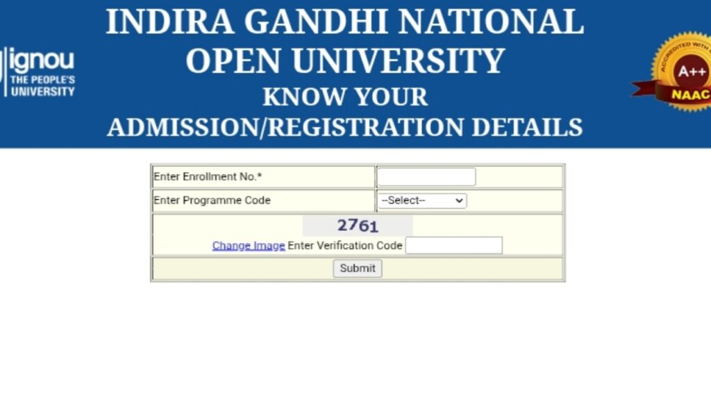 IGNOU Admission Status 2025