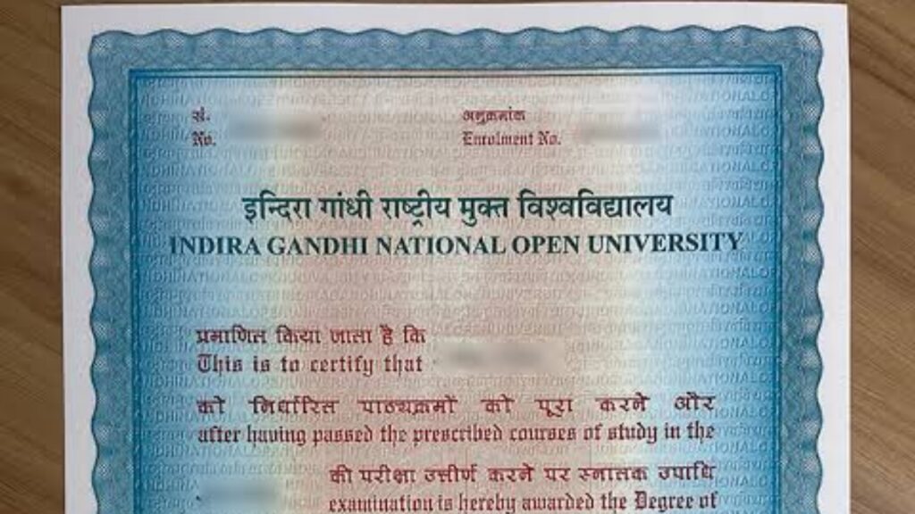 IGNOU June 2025 TEE Degree Certificates and Marksheets