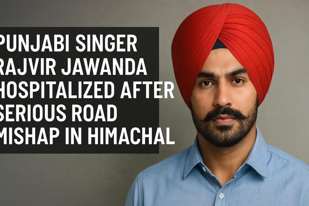 Punjabi Singer Rajvir Jawanda Hospitalized After Serious Road Mishap in Himachal