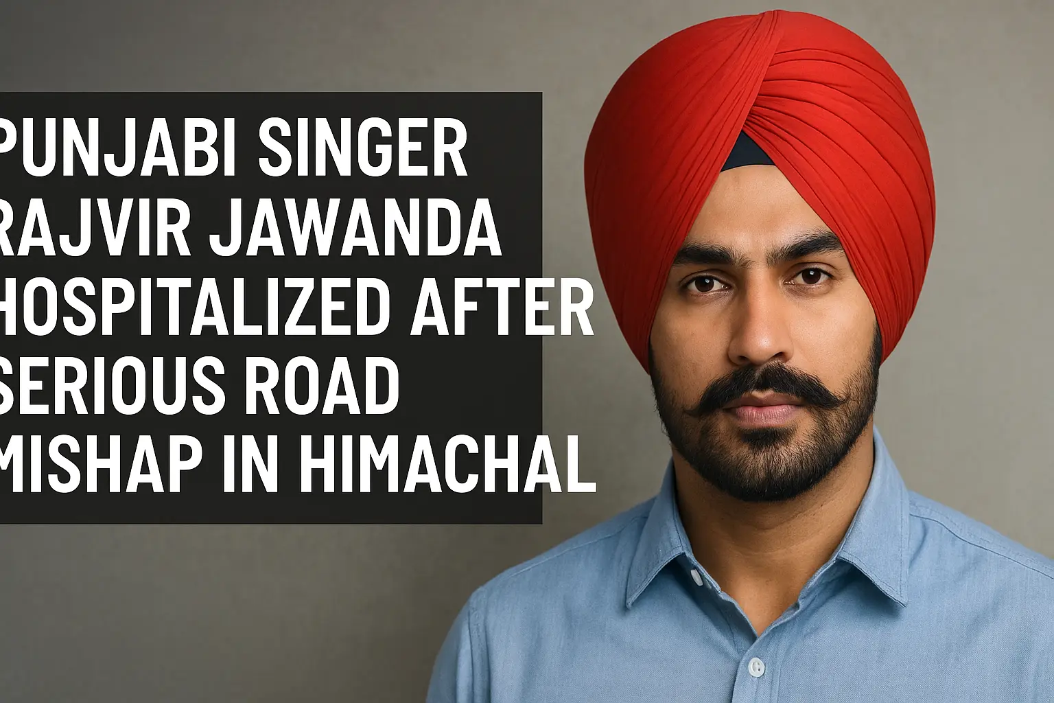 Rajvir Jawanda in Critical Condition After Road Accident in Himachal