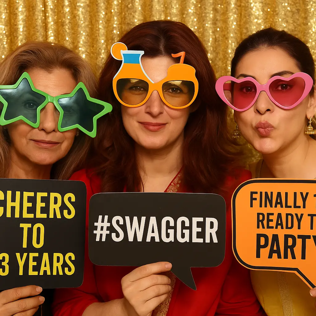 Twinkle Khanna’s witty post on Nitara’s 13th birthday: “Three women, one photo booth, absolutely no dignity”