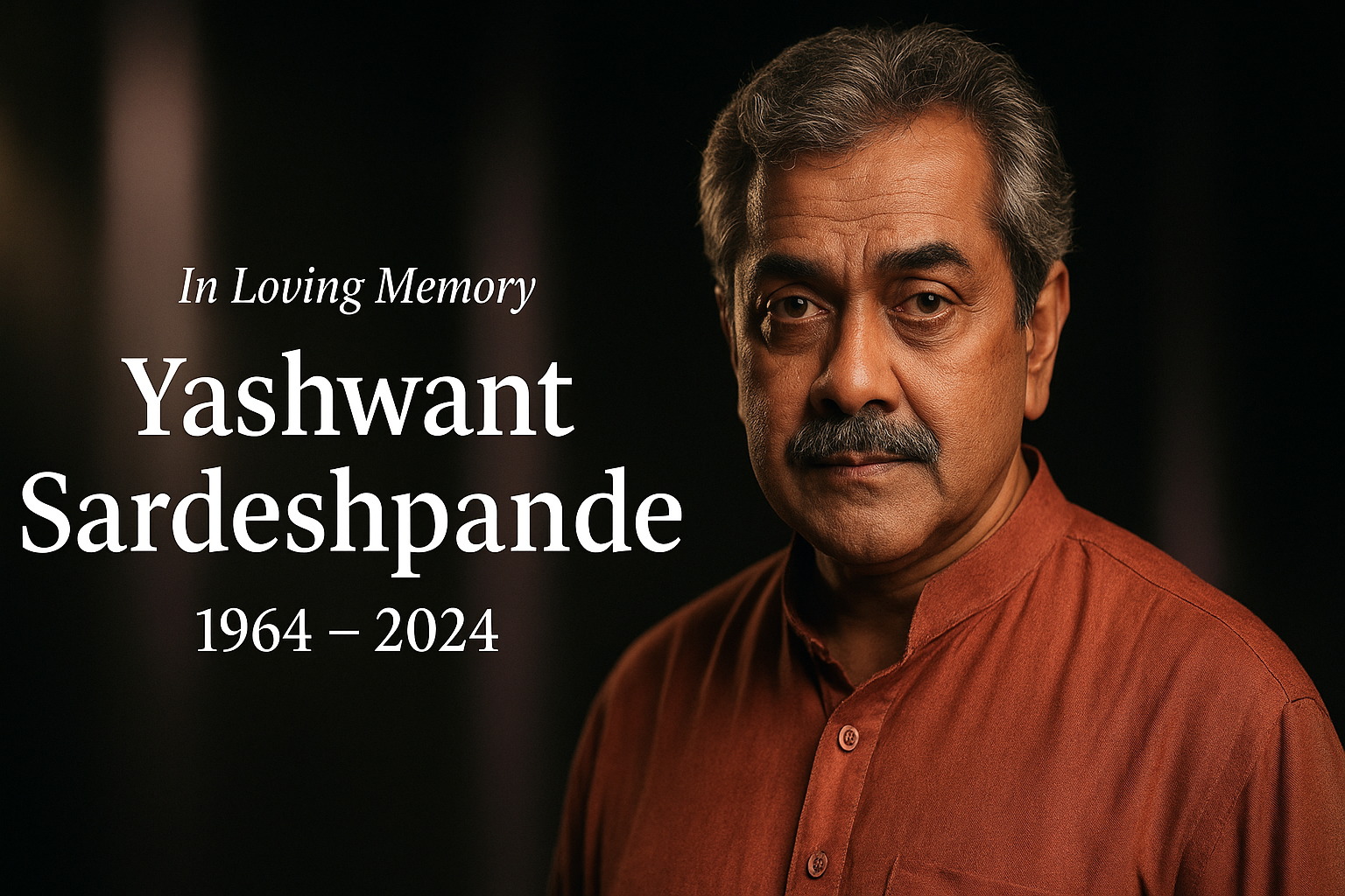 Theatre Veteran Yashwant Sardeshpande Passes Away at 60