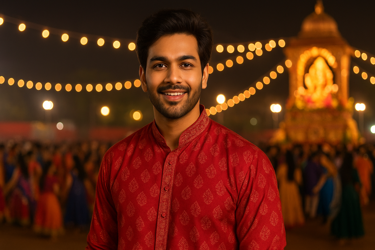 Vasudha Actor Abhishek Sharrma Shares His Navratri Moments: Balancing Work and Festivities