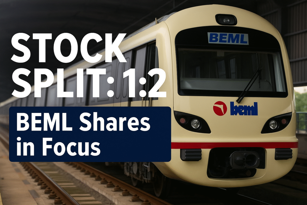 BEML Shares in Focus as Board Fixes Record Date for 1:2 Stock Split