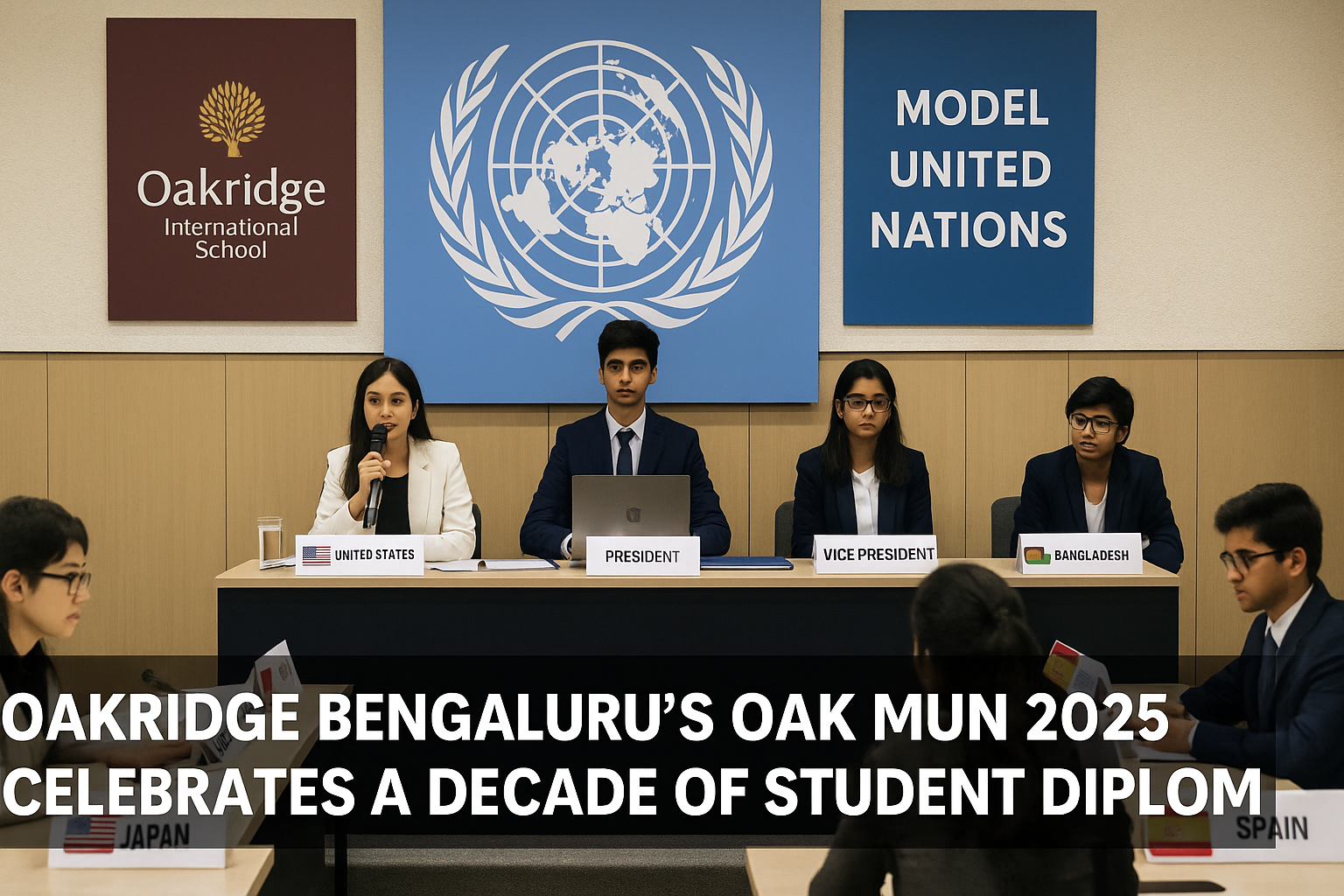 Oakridge Bengaluru’s OAK MUN 2025 Celebrates a Decade of Student Diplomacy