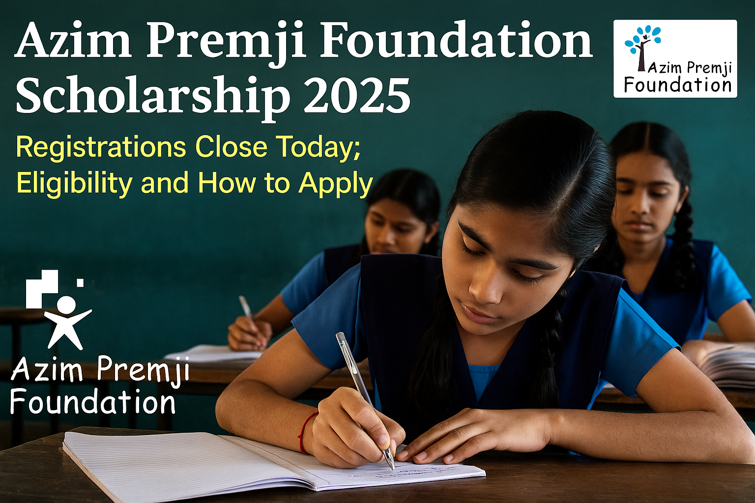 Azim Premji Foundation Scholarship 2025: Registrations Close Today – Eligibility and How to Apply