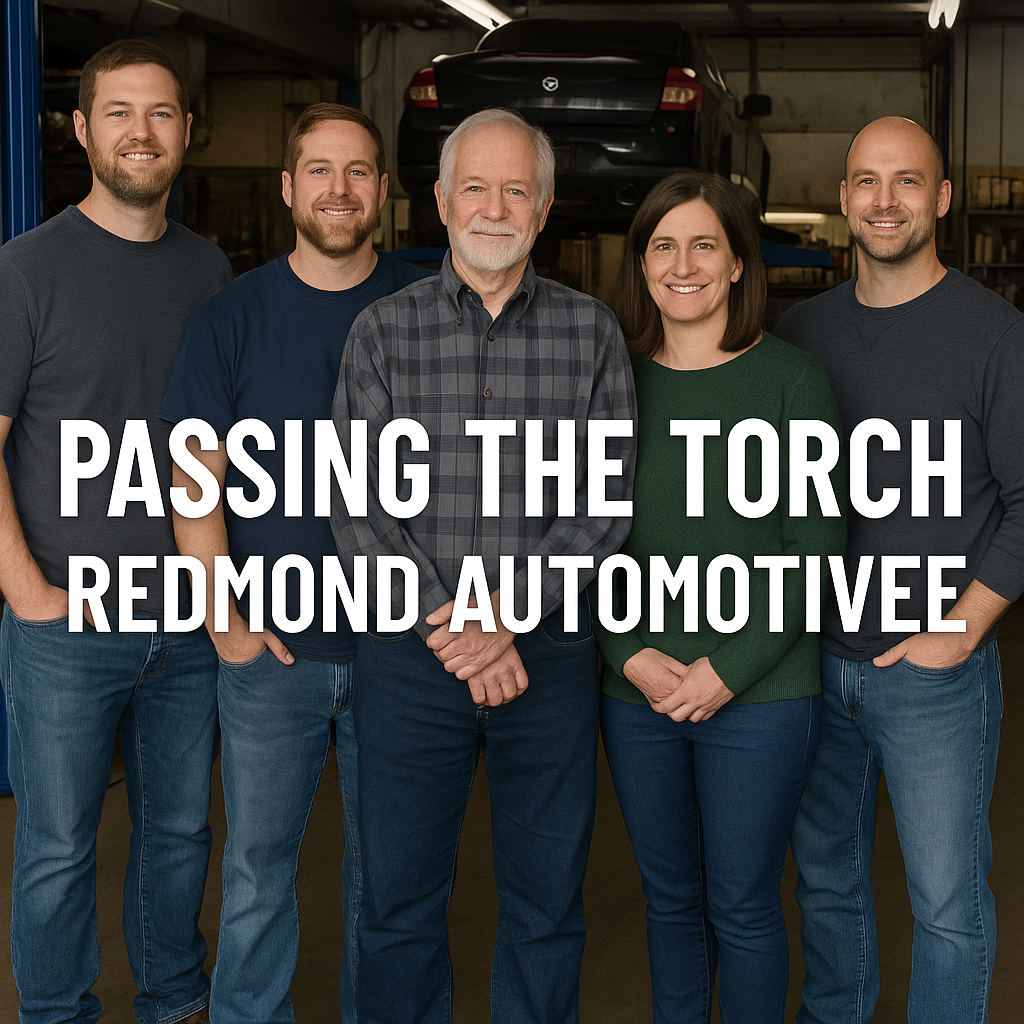 Passing the Torch: Redmond Automotive Enters a New Era with Next Generation at the Helm