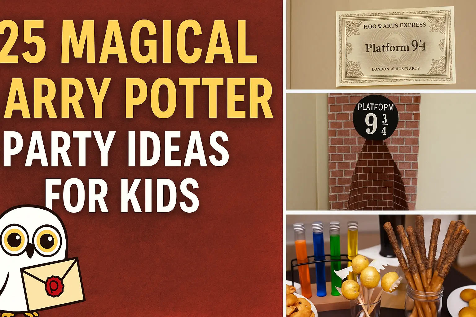 25 Magical Harry Potter Party Ideas for Kids (Budget-Friendly DIY Guide)