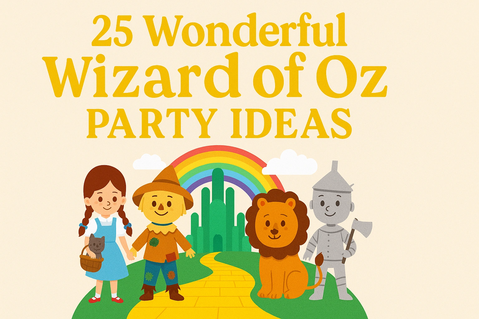 25 Wonderful Wizard of Oz Party Ideas (Fun, Magical & Budget-Friendly!)