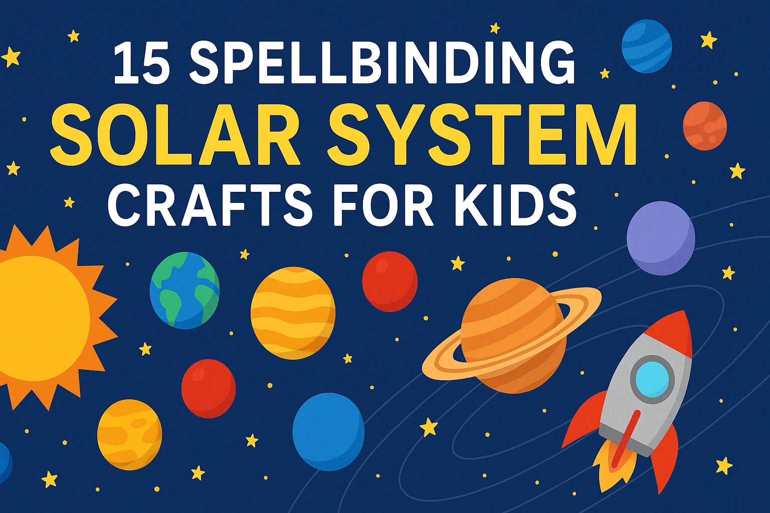 15 Spellbinding Solar System Crafts for Kids (Fun, Educational & Space-Themed Activities!)