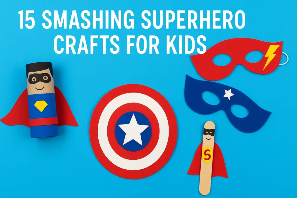 15 Smashing Superhero Crafts for Kids: Fun DIY Activities for Creative Little Heroes