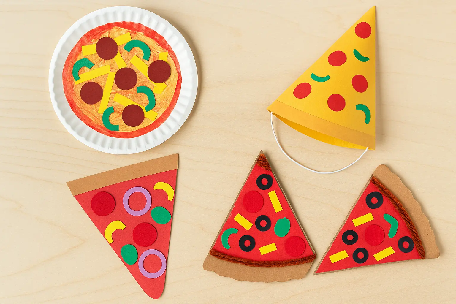 15 Positively Tempting Pizza Crafts for Kids