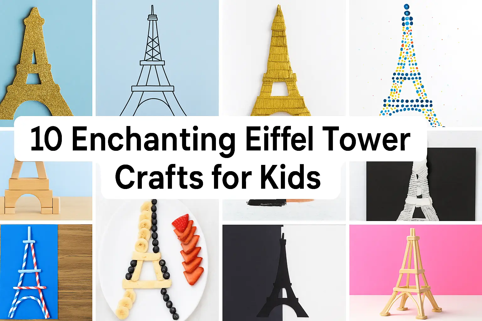 10 Enchanting Eiffel Tower Crafts for Kids (Fun, Creative & Perfect for Learning!)