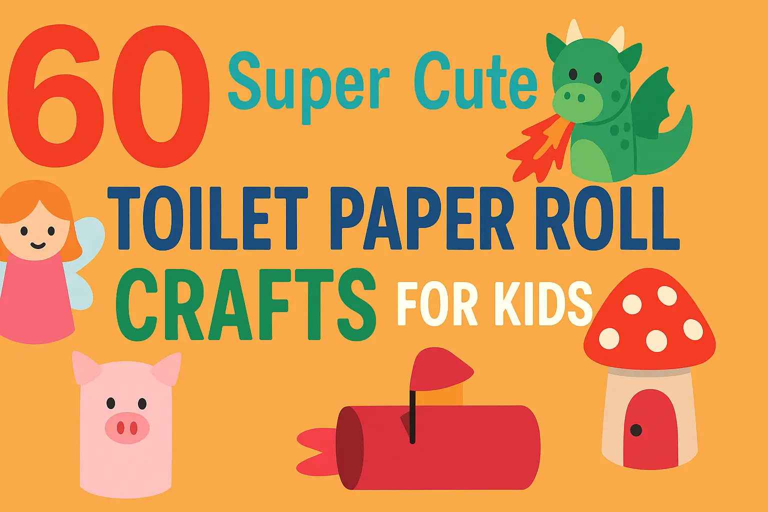 60 Super Cute Toilet Paper Roll Crafts for Kids (Fun, Easy & Budget-Friendly!)