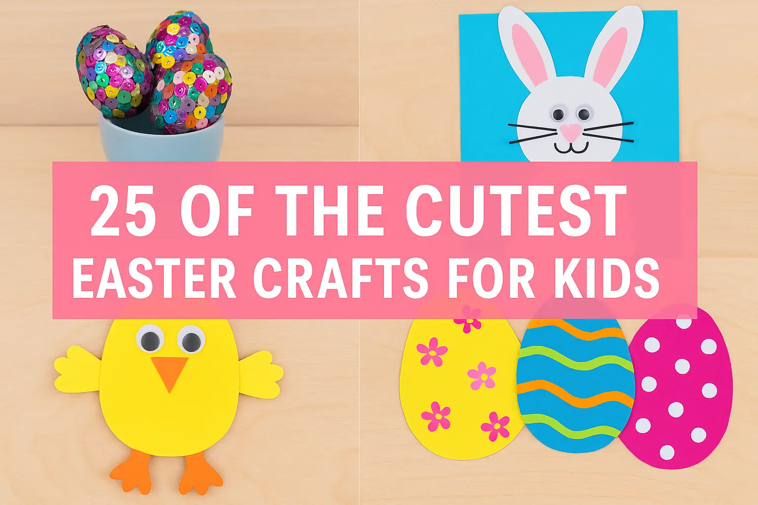 25 of the Cutest Easter Crafts for Kids (Fun, Easy & Adorable DIY Ideas!)