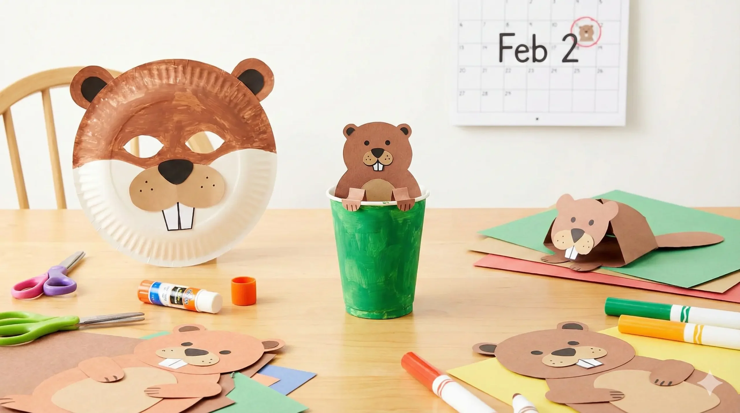 10 Gleeful Groundhog Day Crafts for Kids: Celebrate the Forecast