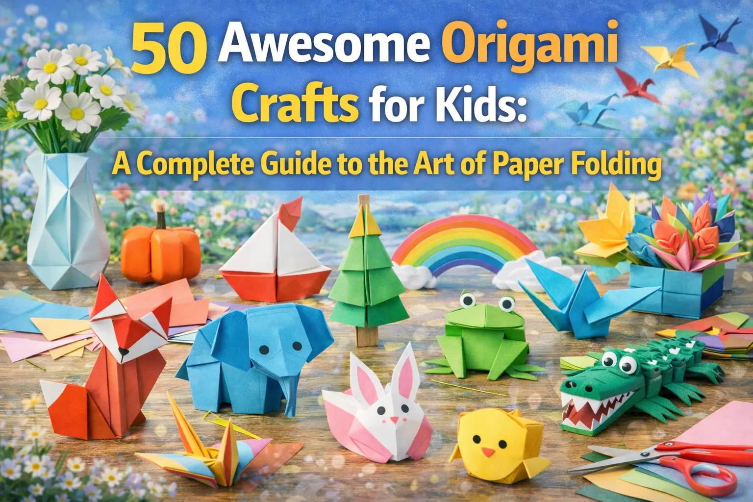 50 Awesome Origami Crafts for Kids: A Complete Guide to the Art of Paper Folding