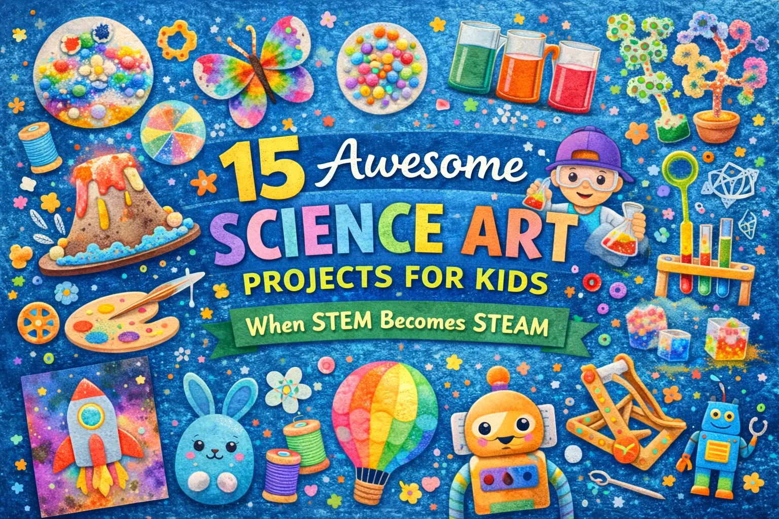 15 Awesome Science Art Projects for Kids: When STEM Becomes STEAM