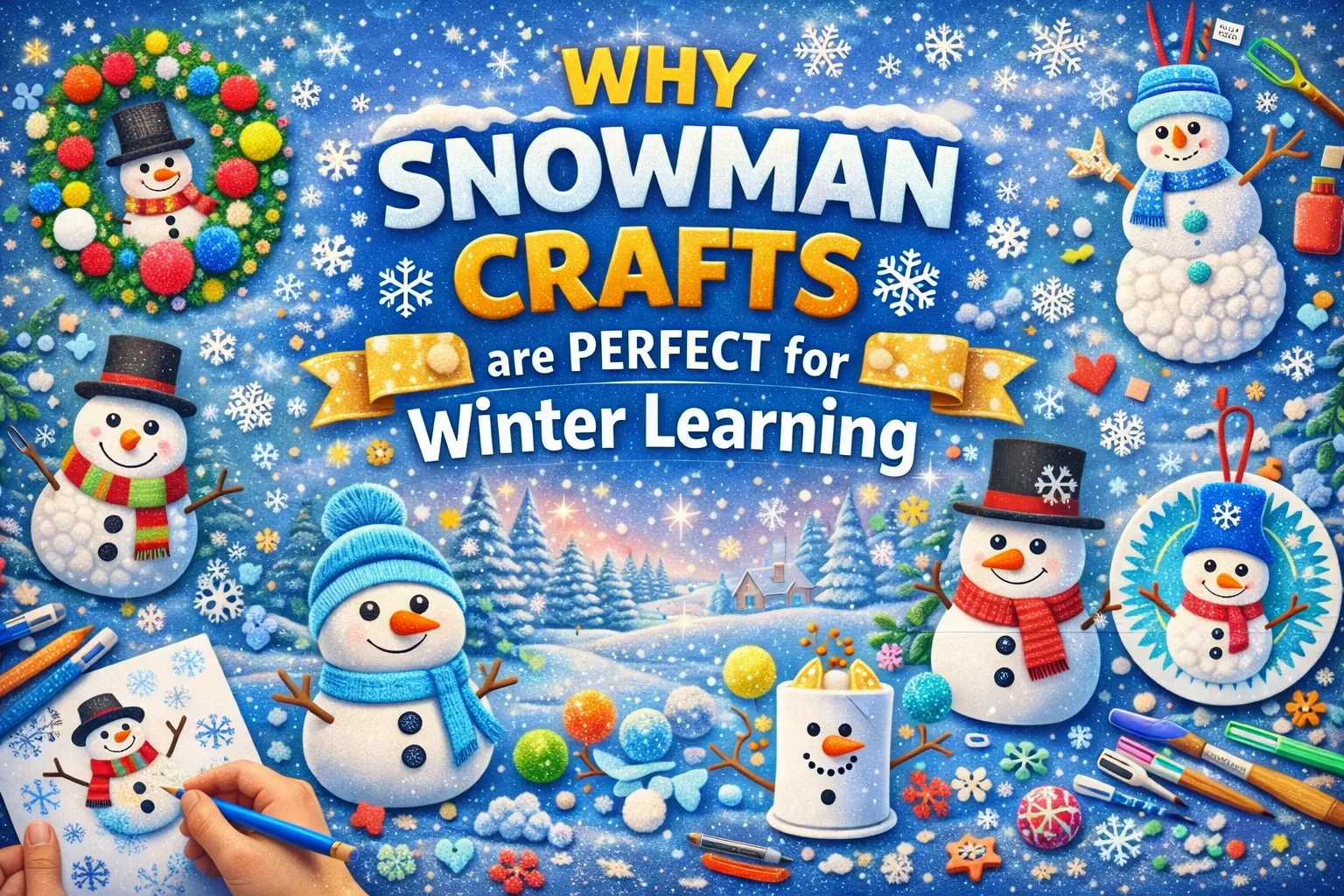 Why Snowman Crafts are Perfect for Winter Learning