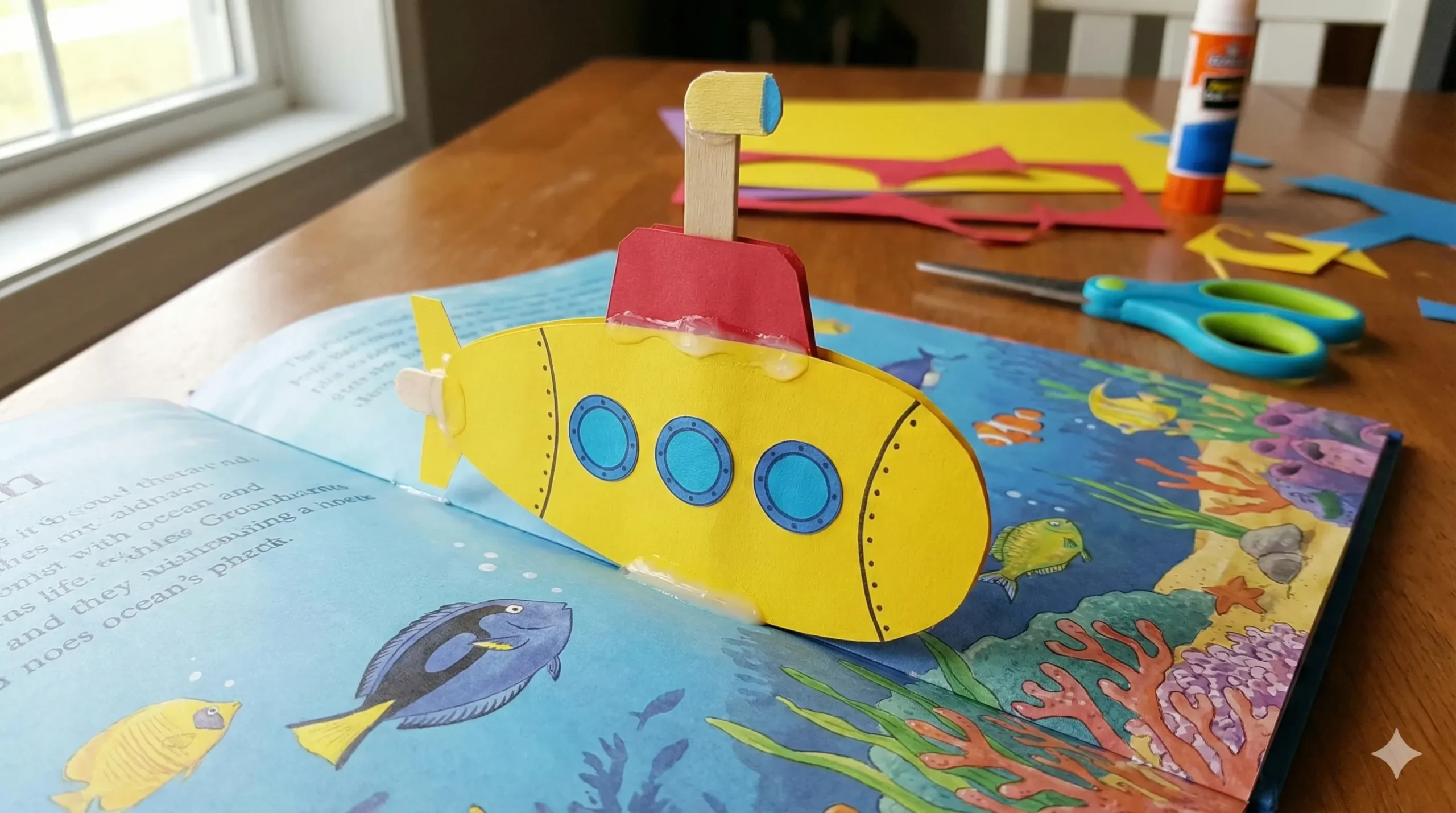 Superb Submarine Bookmark Papercraft for Kids: A Deep Dive into Reading