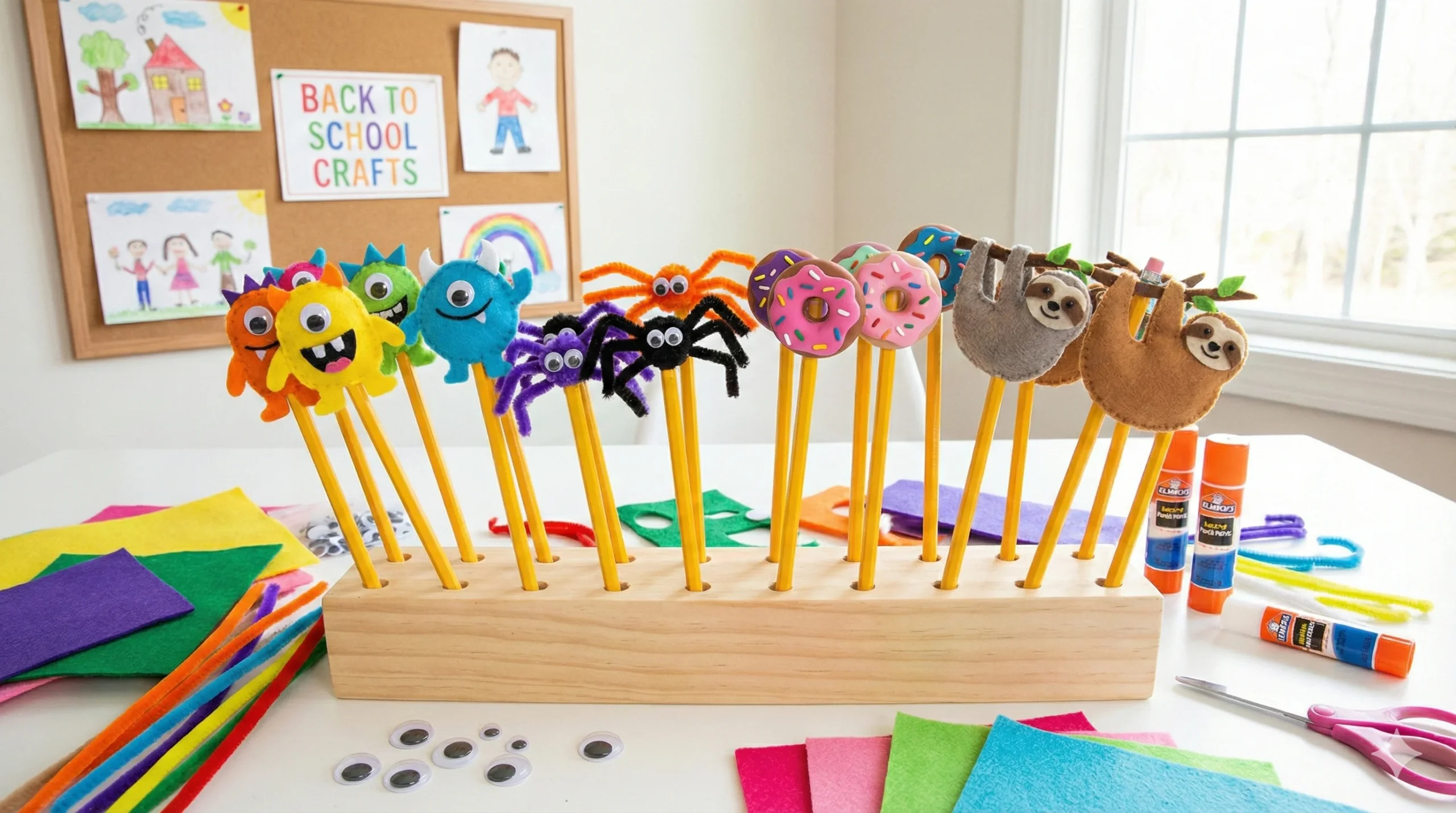 20 DIY Pencil Toppers for Kids to Make: Fun Back-to-School Crafts