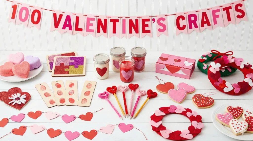 The Ultimate List of 100 Valentine’s Day Crafts and Activities: Decor, Gifts, and More
