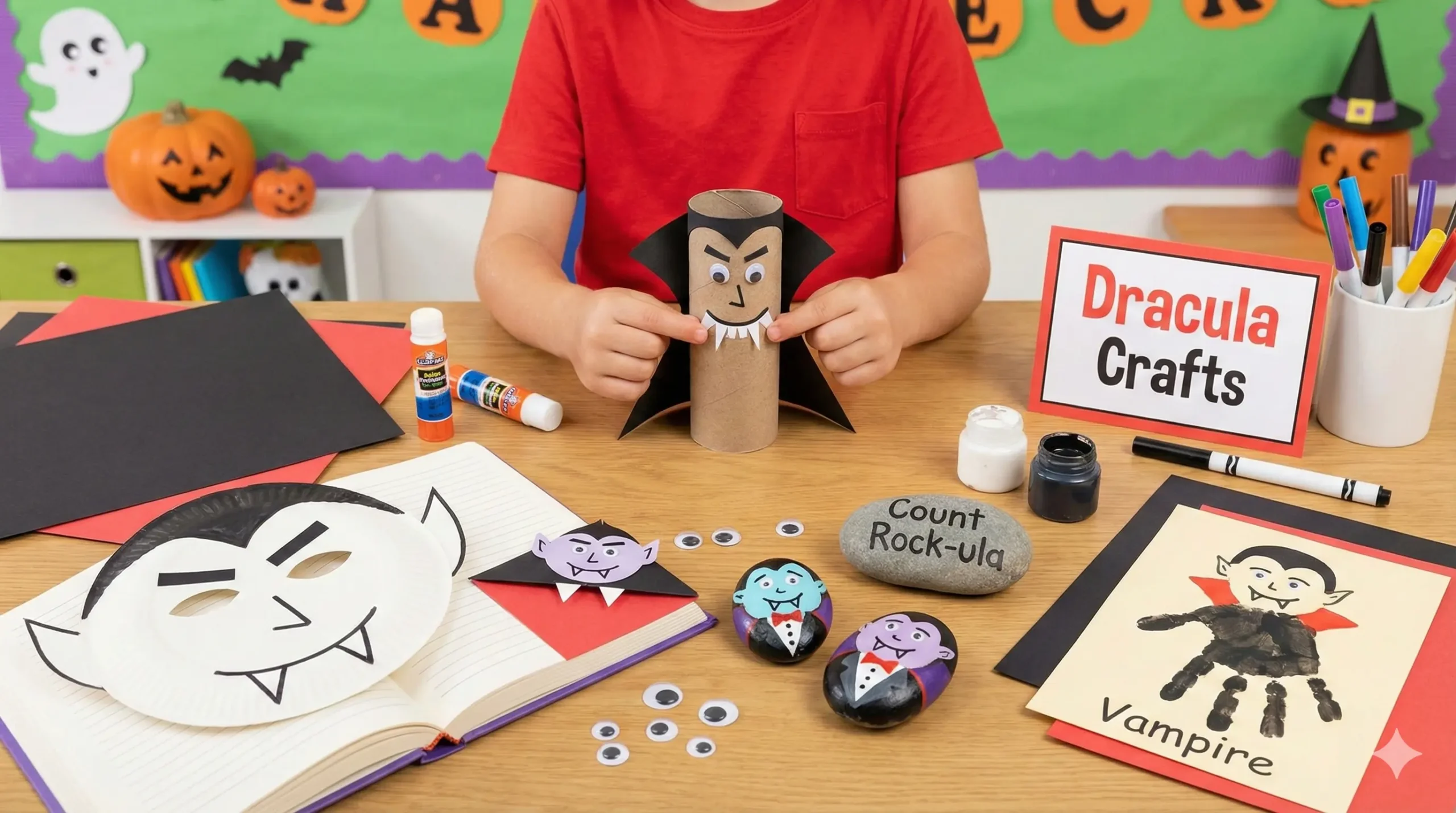 10 Delightful Dracula Crafts for Kids: Spooktacular Halloween DIYs