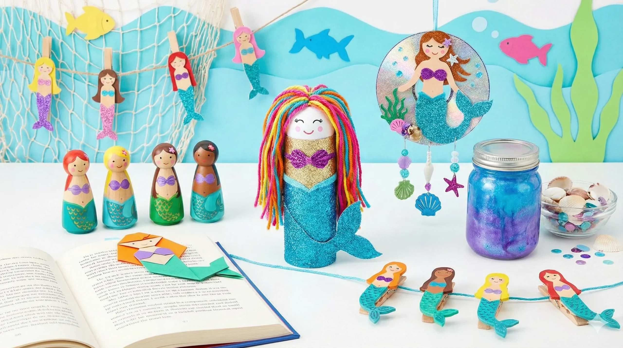15 Mesmerizing Mermaid Crafts for Kids: Dive Into Underwater Creativity