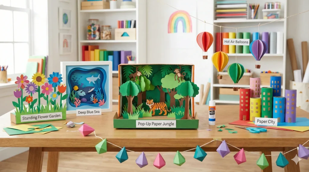 15 Spellbinding 3D Crafts for Kids: Why Stick to Two Dimensions?