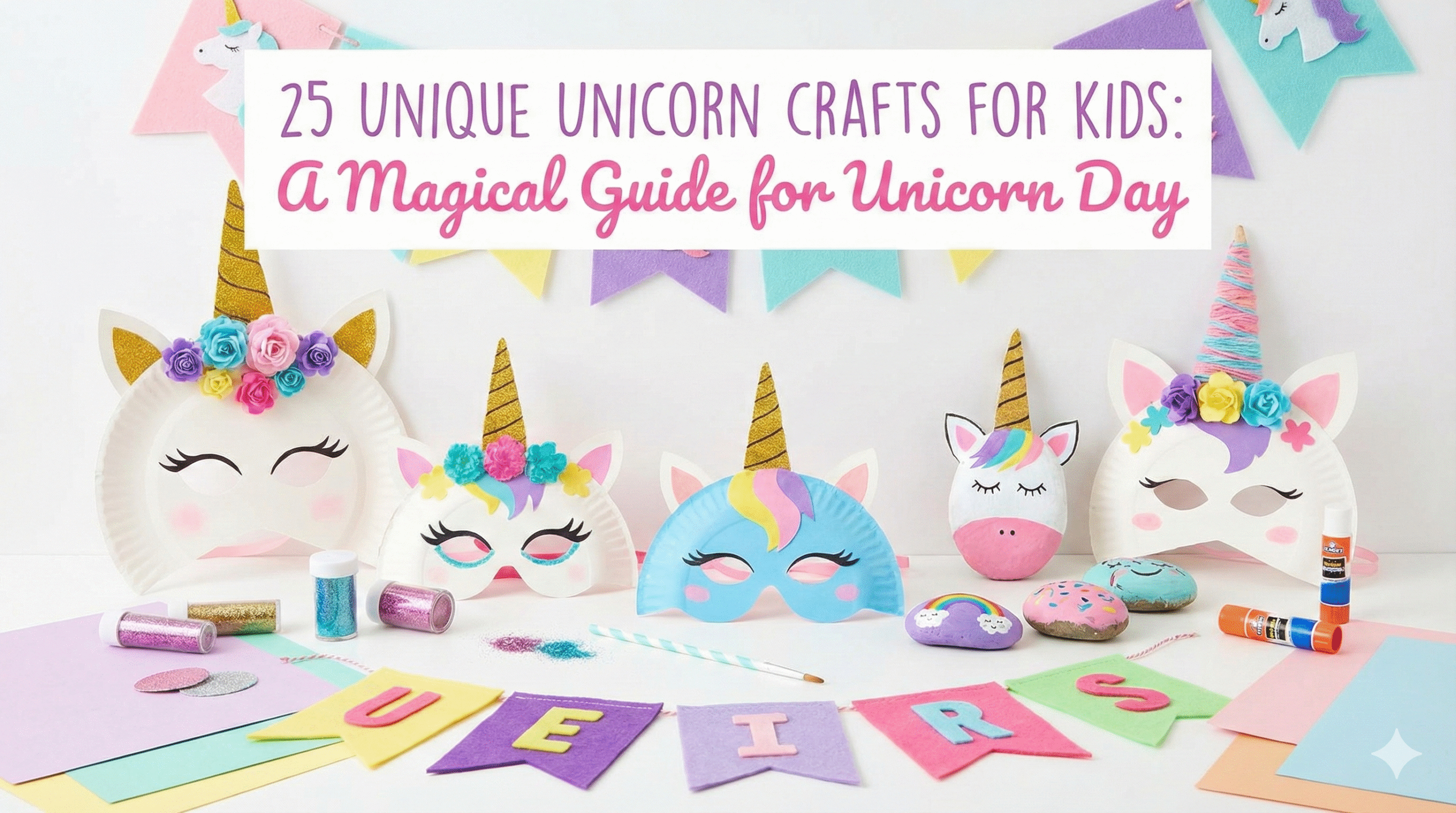 25 Unique Unicorn Crafts for Kids: A Magical Guide for Unicorn Day
