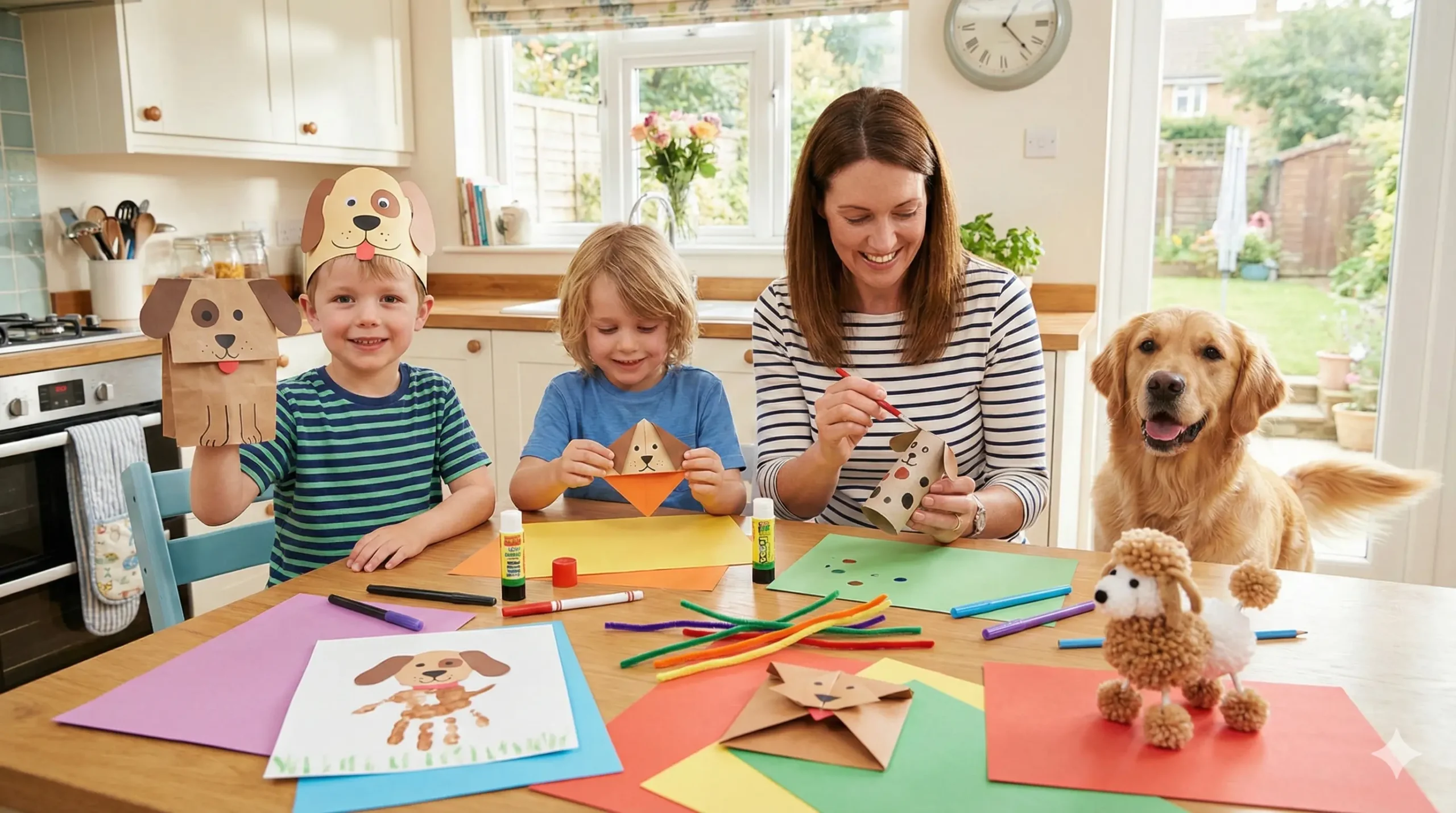 10 Delightful Dog Crafts for Kids: A Celebration of Man’s Best Friend