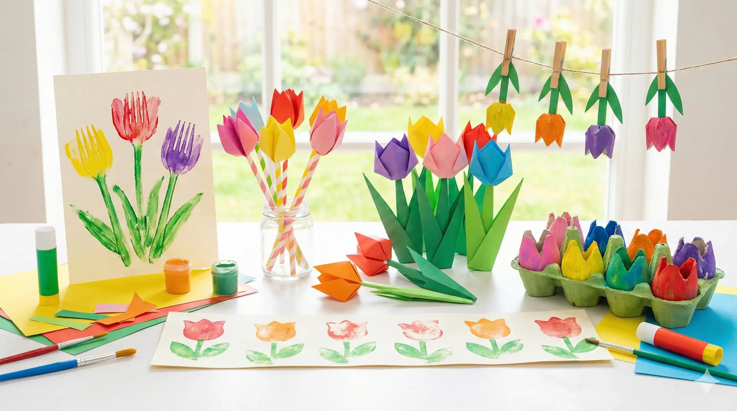 15 Colorful Tulip Crafts for Kids: Celebrate Spring with Creativity
