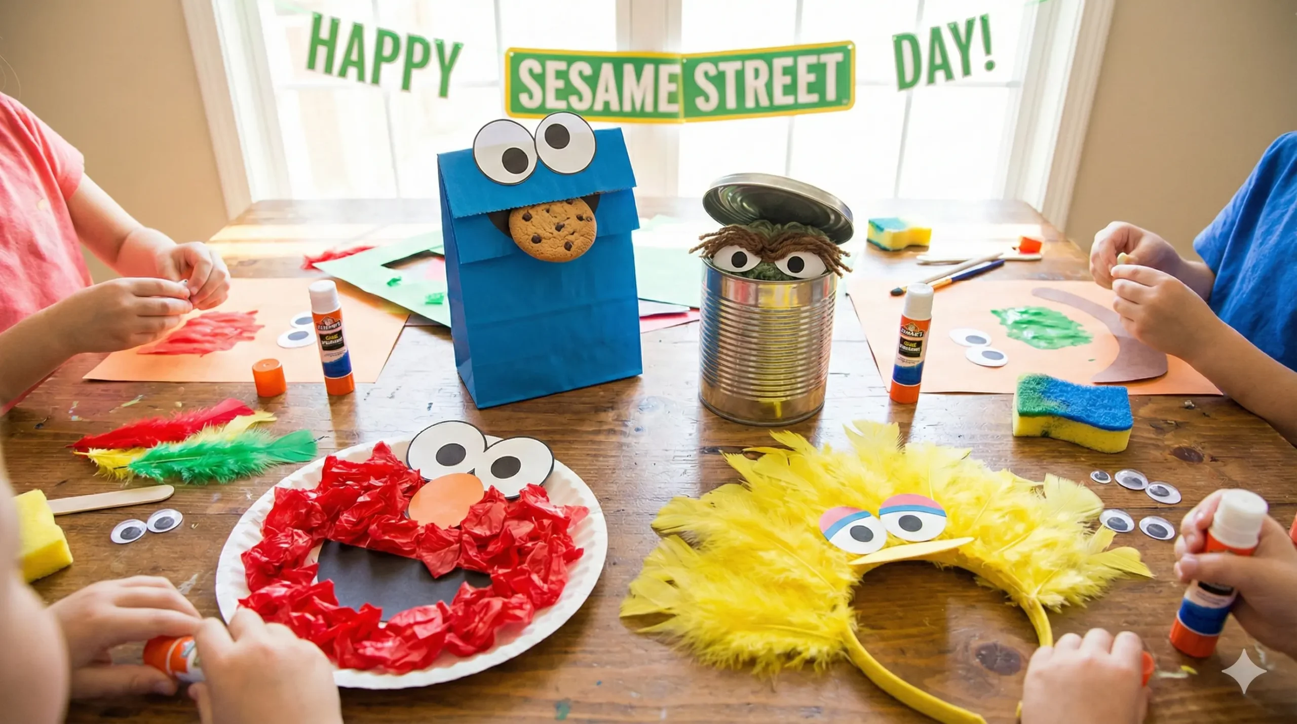 15 Super Fun Sesame Street Crafts for Kids: Celebrating 55 Years of Learning and Laughter