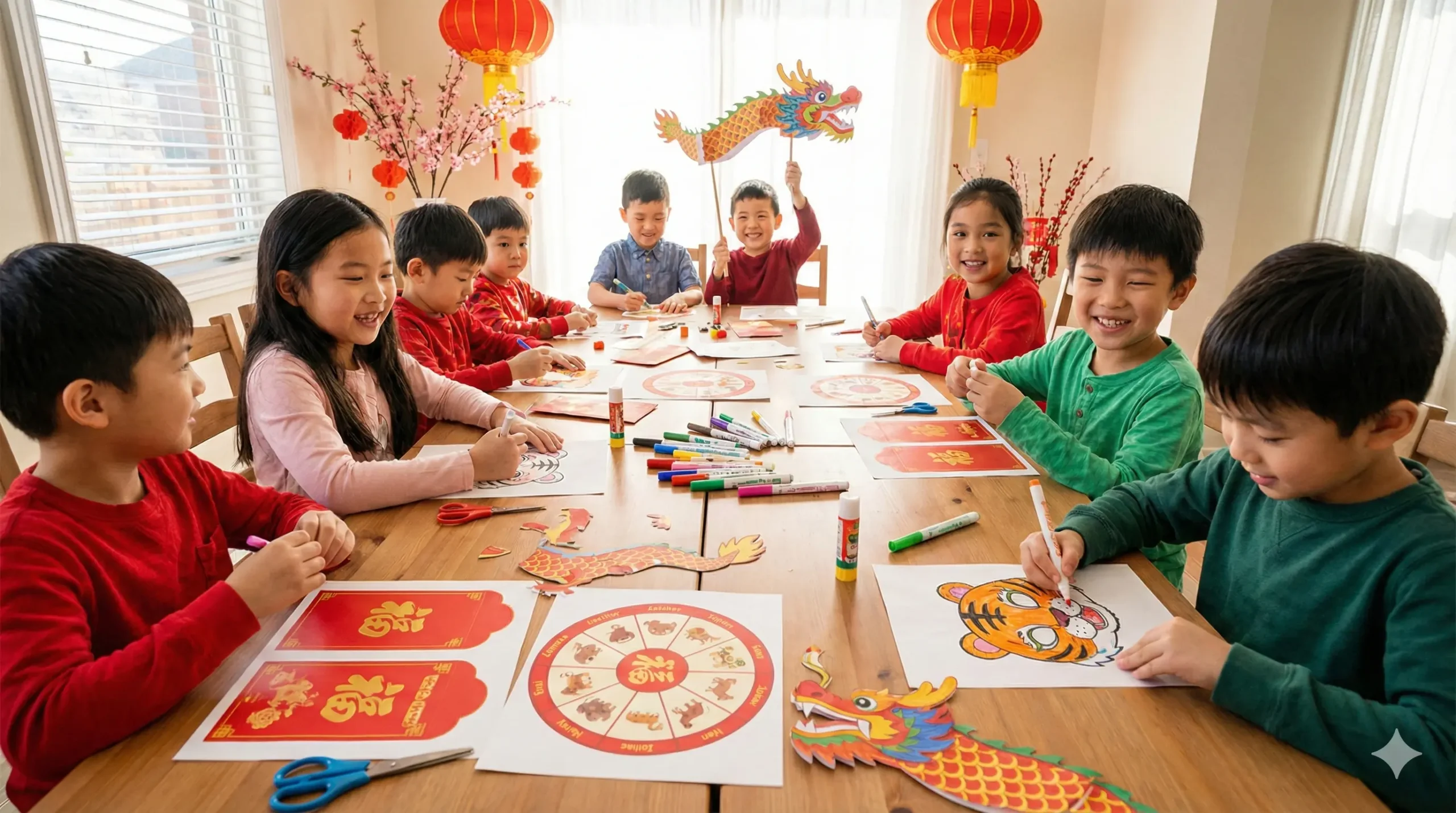 15 Colorful Chinese New Year Printables for Kids: Decor, Games, and Activities