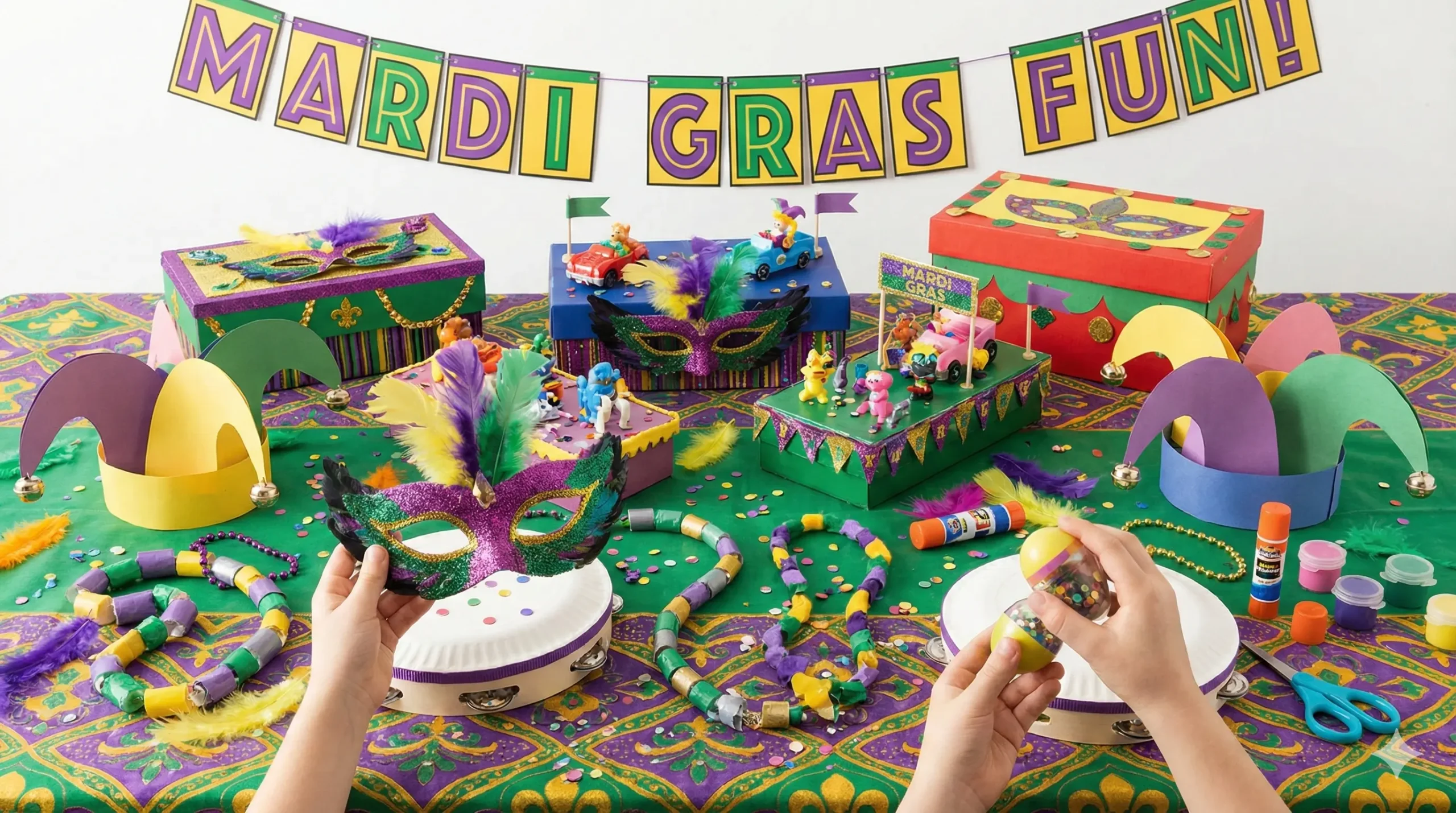 20 Magnificent Mardi Gras Crafts for Kids: Let the Good Times Roll!