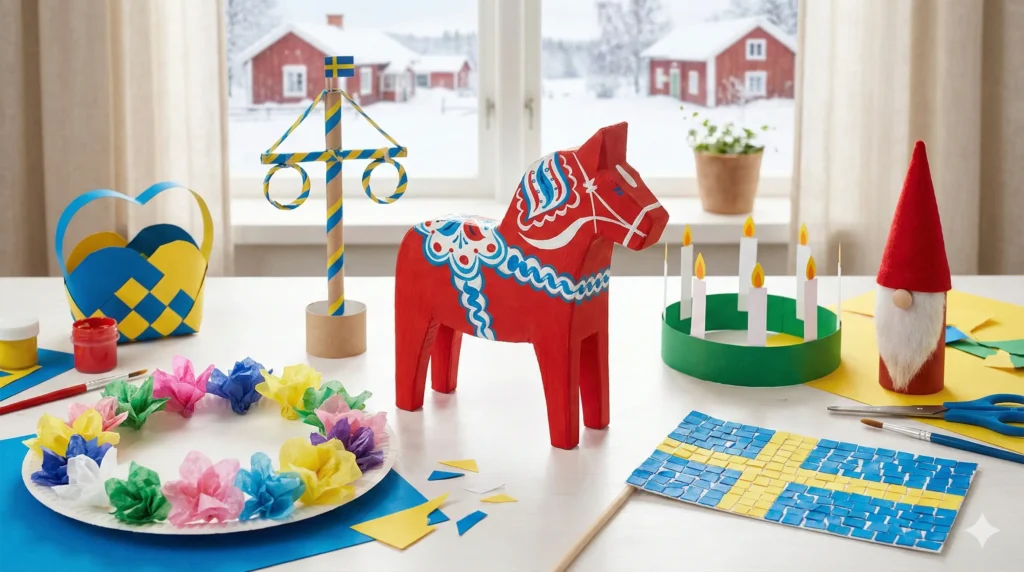 20 Splendid Sweden Crafts for Kids: A Creative Journey to the North