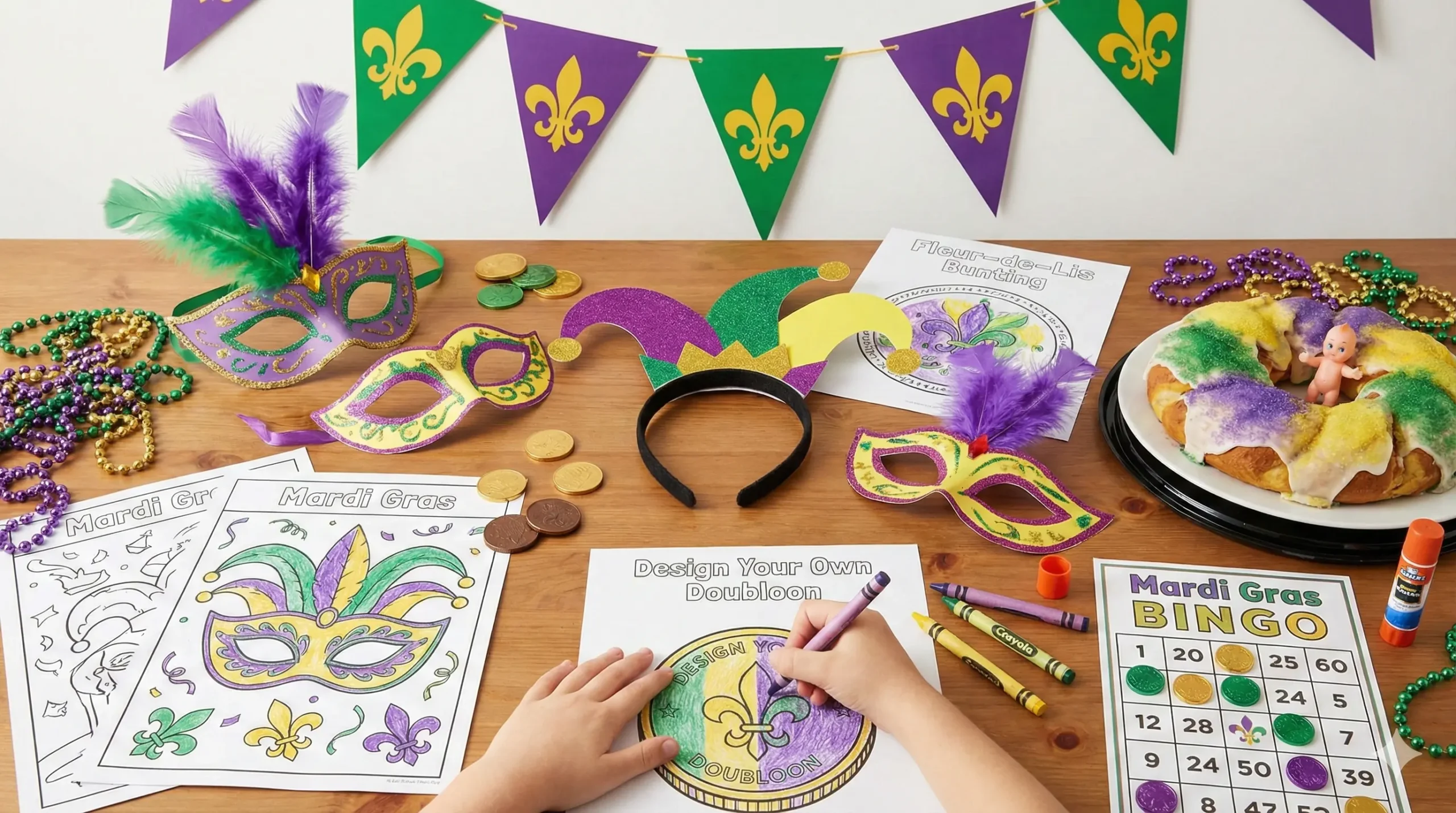 10 Magnificent Mardi Gras Printables for Kids: Let the Good Times Roll!
