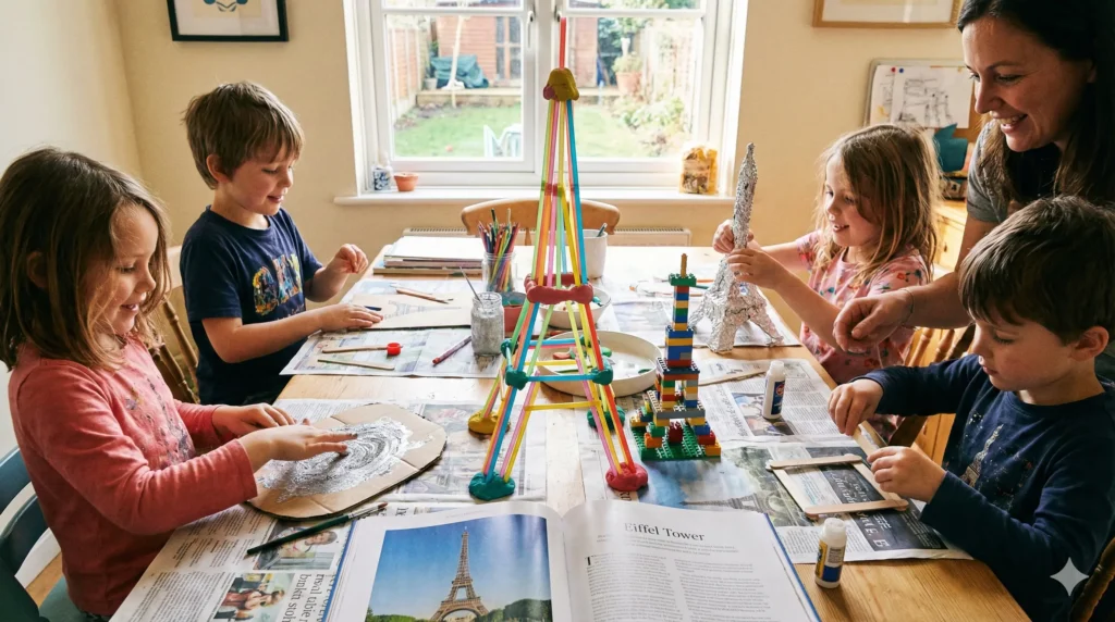 10 Enchanting Eiffel Tower Crafts for Kids: Celebrate the Iron Lady