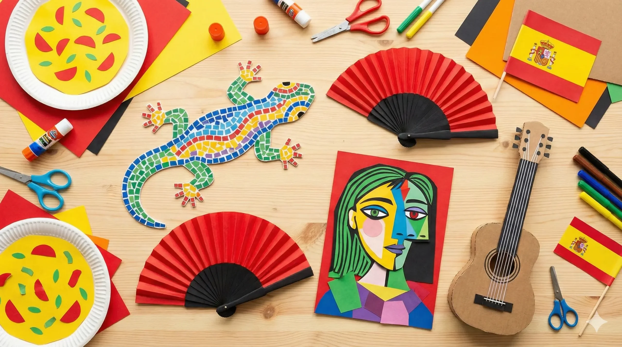 15 Spellbinding Spain Crafts for Kids: Celebrating Art, Football, and Fiesta