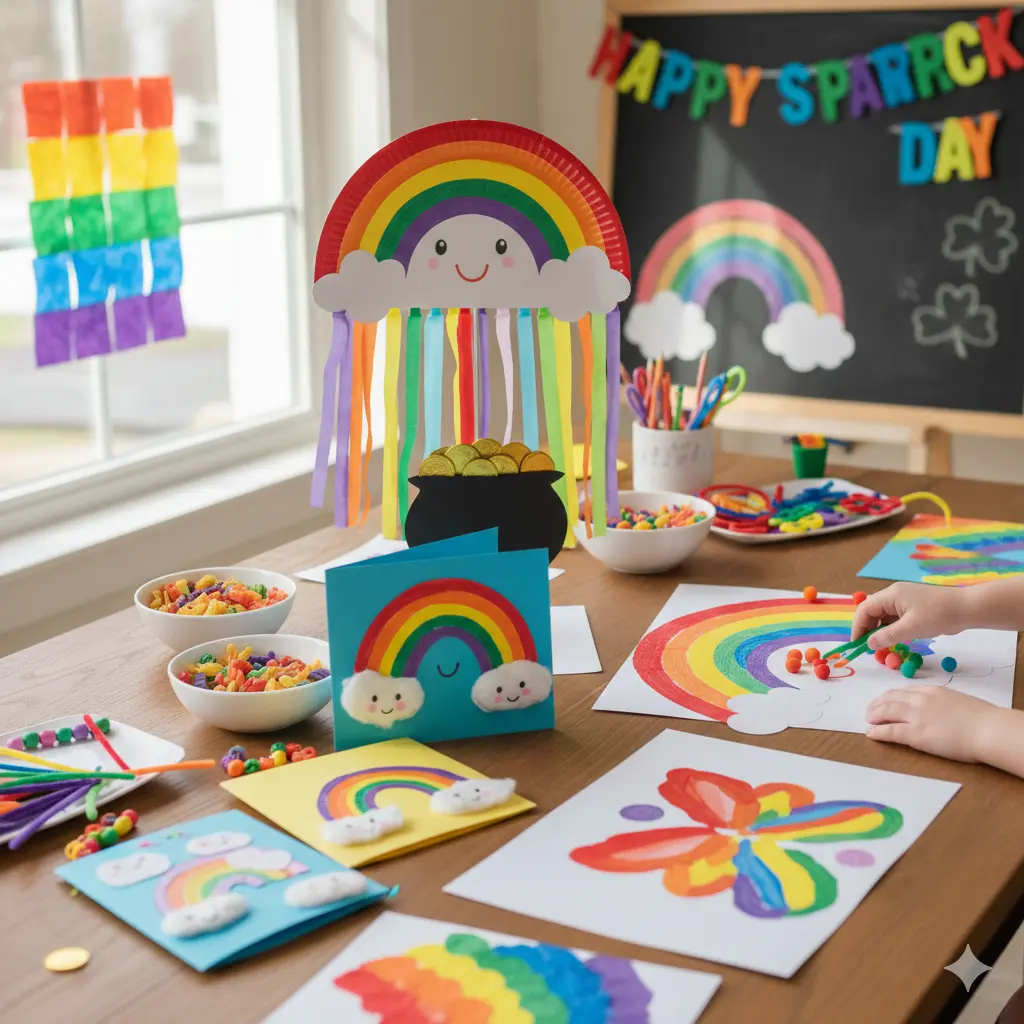 20 Bright and Cute Rainbow Crafts for Kids: St. Patrick’s Day & Beyond