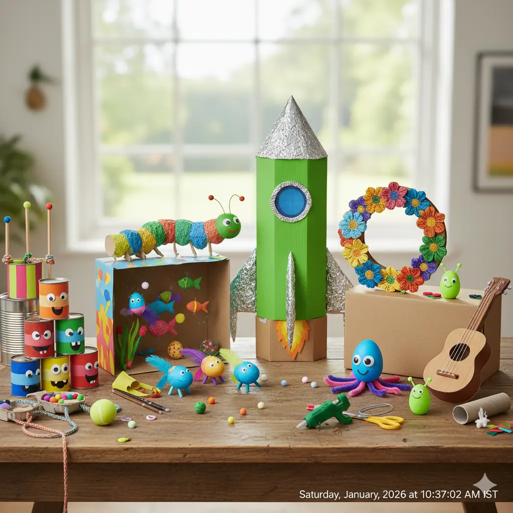 Why Recycled Crafts are Essential for Kids