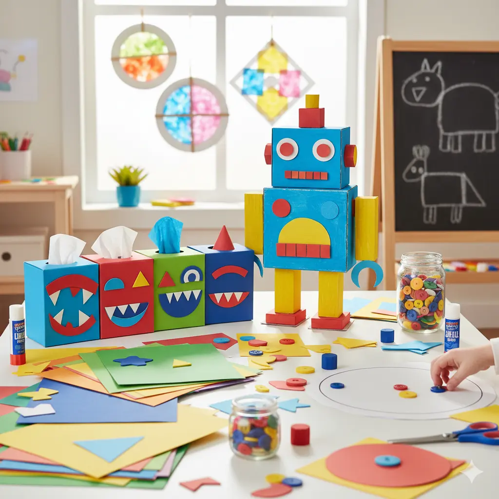 20 Show-Stopping Shape Crafts for Kids