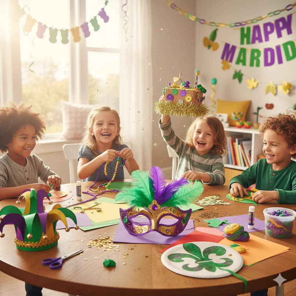 20 Magnificent Mardi Gras Crafts for Kids: Let the Good Times Roll!