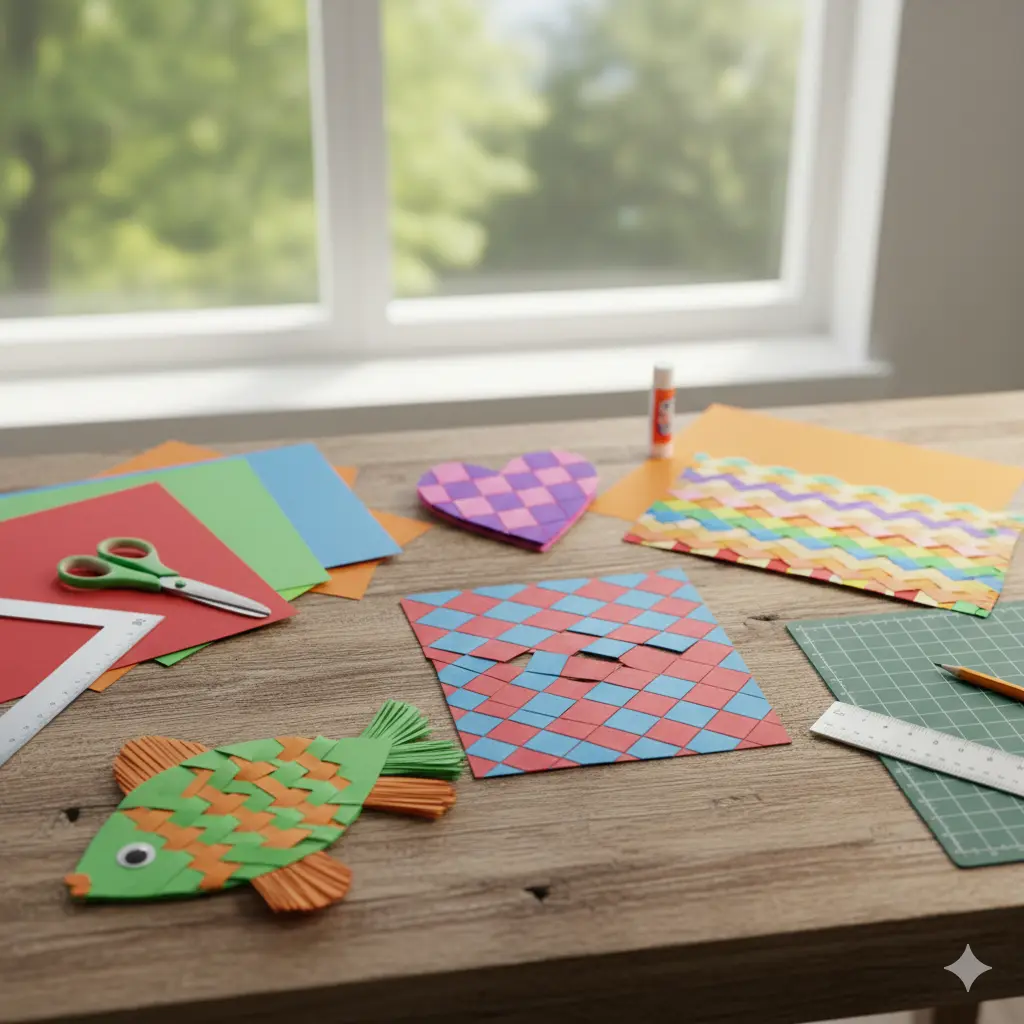 How to Start: The Basic Paper Weaving Loom