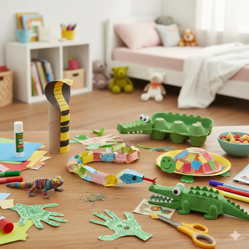 15 Interesting Reptile Crafts for Kids: Exploring the World of Scaly Wonders
