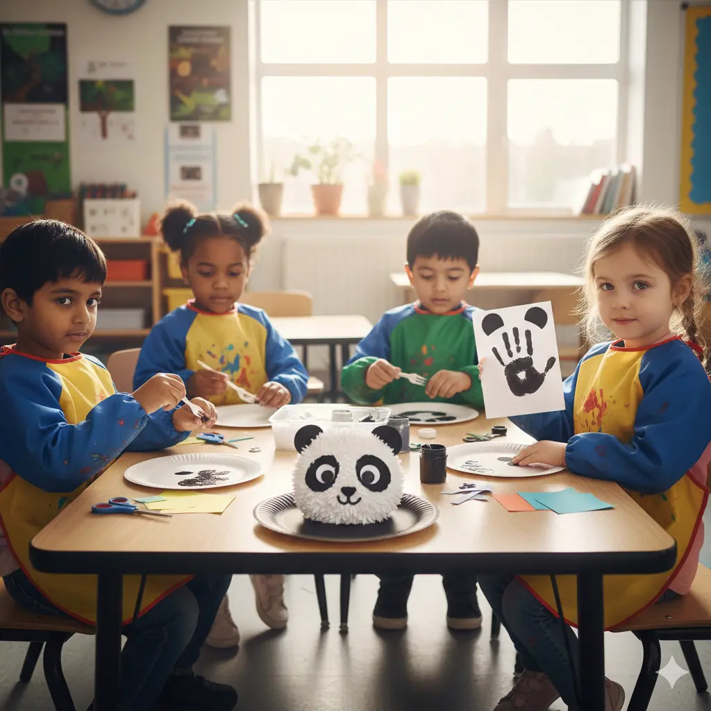 10 Playful Panda Crafts for Kids: Celebrating the National Treasure of China